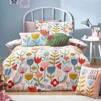 Little Nature Double Duvet Cover Set - Multi, Polycotton