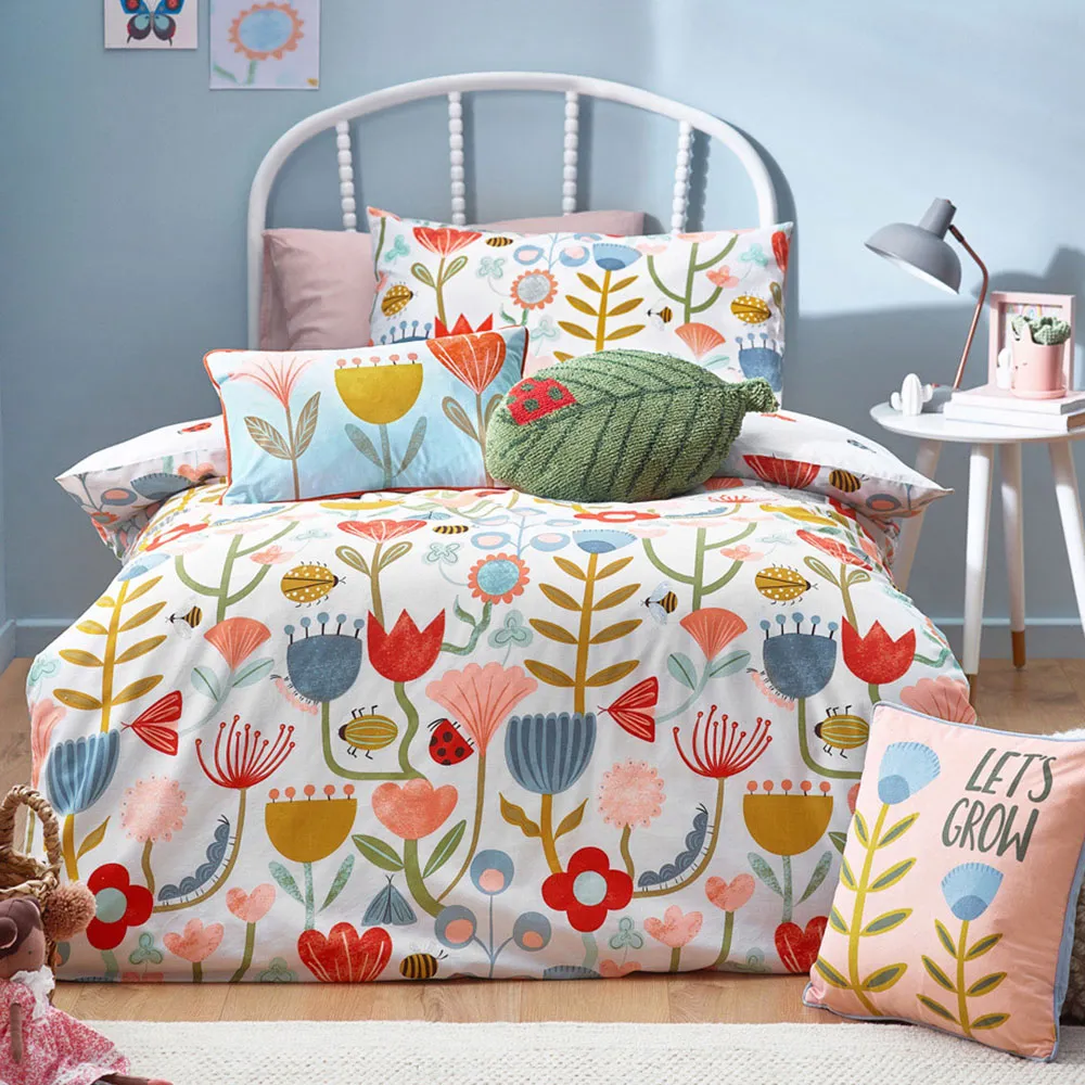 Little Nature Double Duvet Cover Set - Multi, Polycotton