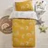 Rainbow Double Duvet Cover Set - Yellow, Cotton