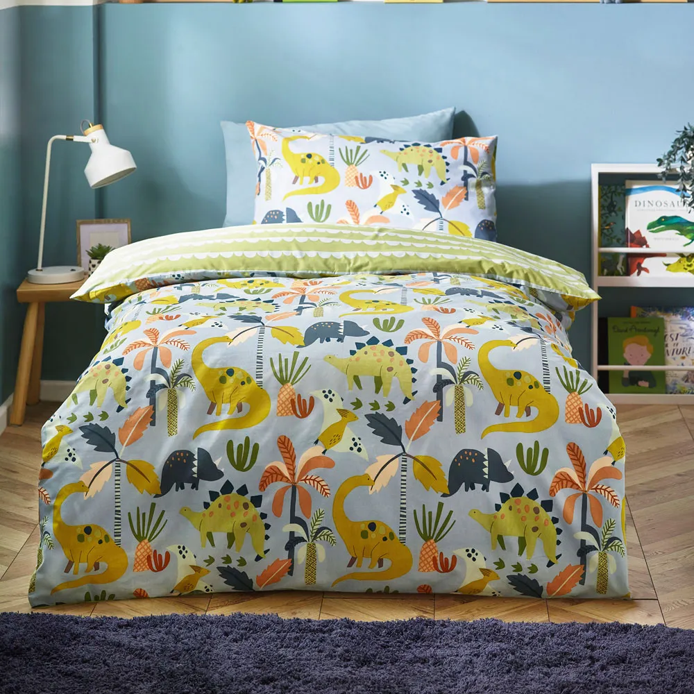 Toddler Scandi Duvet Cover Set - Green