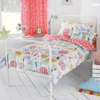 Vintage Circus Single Duvet Cover Set - Multi