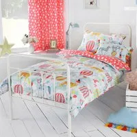 Vintage Circus Toddler Duvet Cover Set - Multi