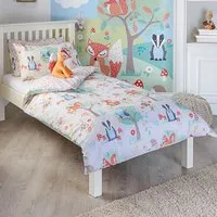 Woodland Single Duvet Cover Set - Cream