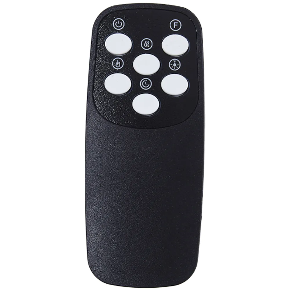 12 Colour Flame Recessed Electric Fireplace Insert - White