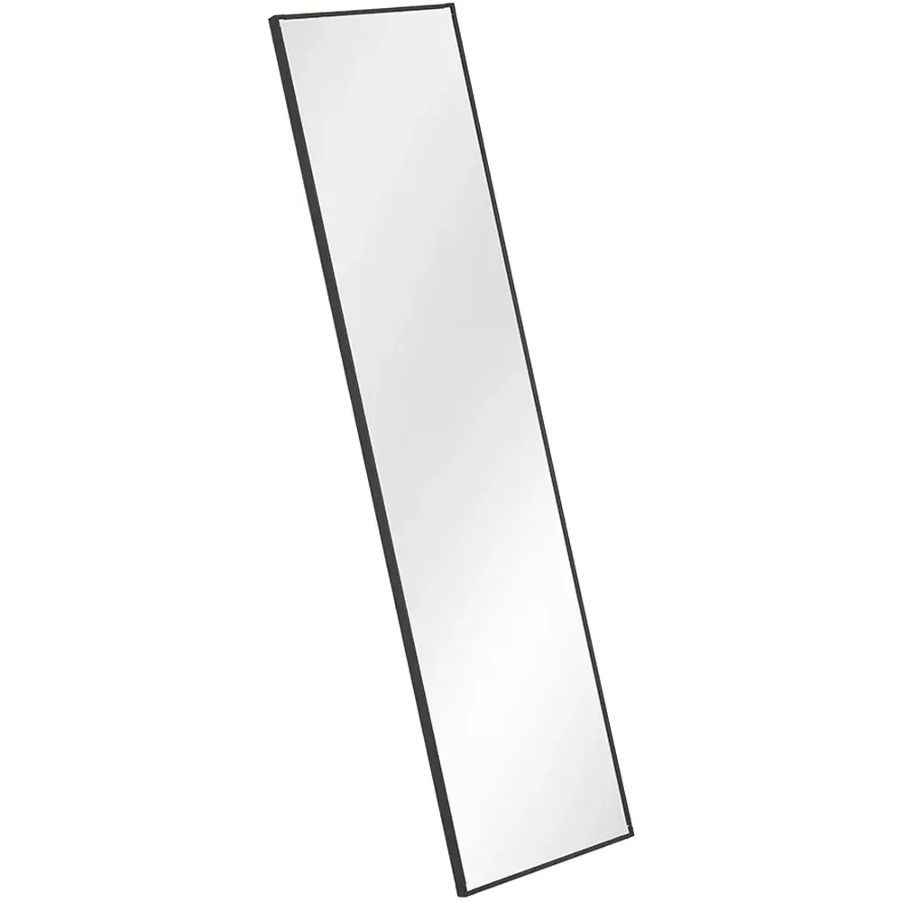 120cm Full Length Wall Mounted Mirror - Black