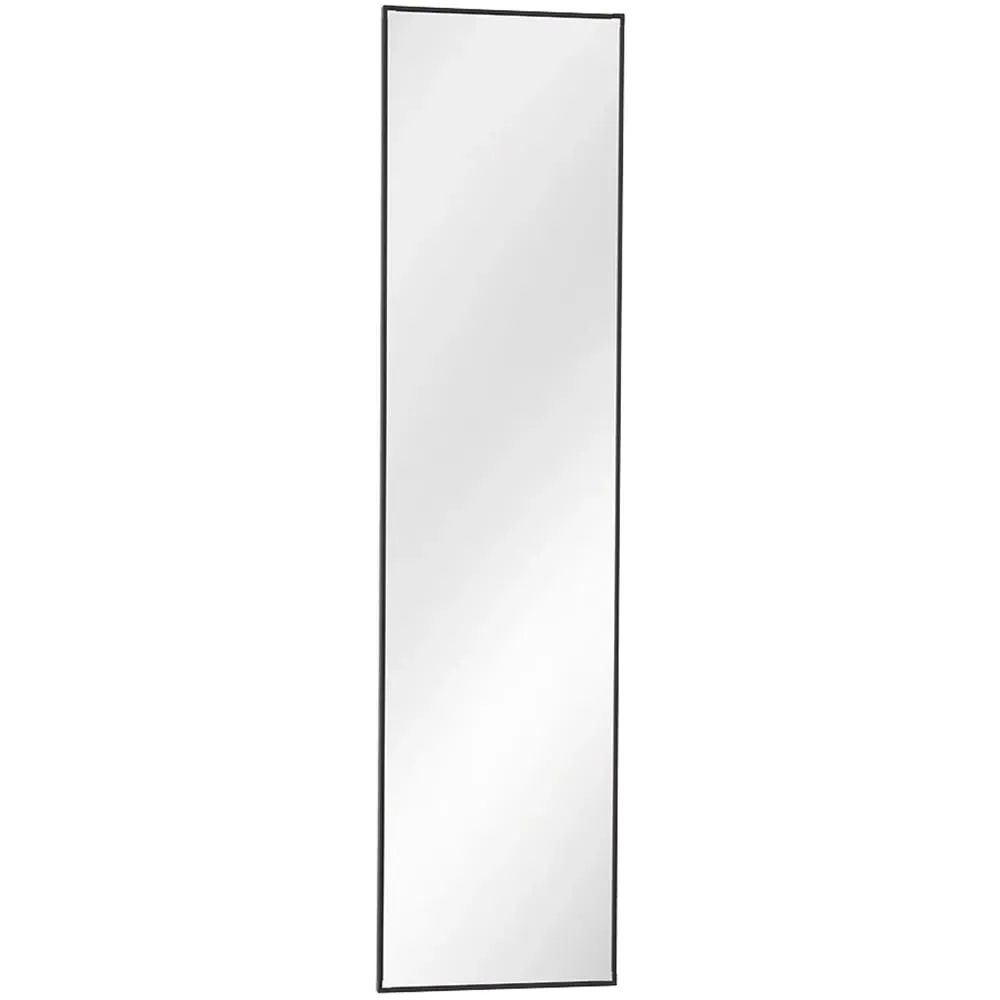 120cm Full Length Wall Mounted Mirror - Black image