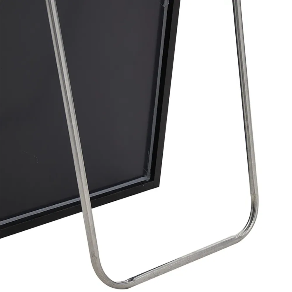 150cm Full Length Wall Mounted Mirror - Black
