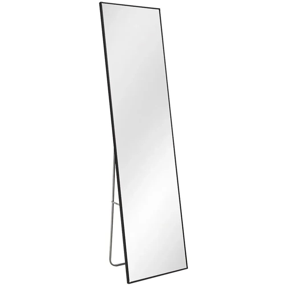 150cm Full Length Wall Mounted Mirror - Black