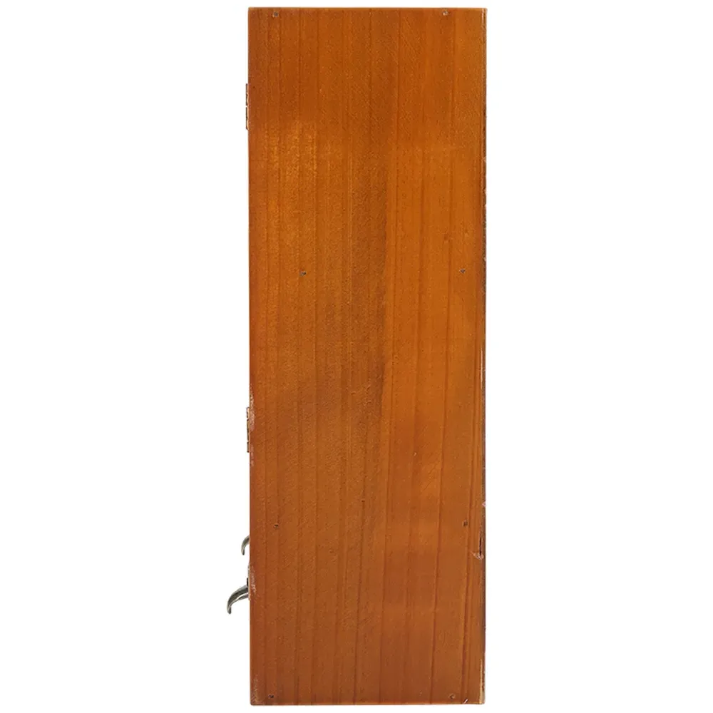 2 Door 2 Drawer Desktop Organiser - Brown, Wood