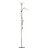 2 Head Tall Floor Lamp with Button Switch - Bronze