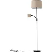2 Light Gooseneck Floor Lamp - Green