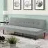 2-Seater Convertible Sofa Bed with Click-Clac - Grey