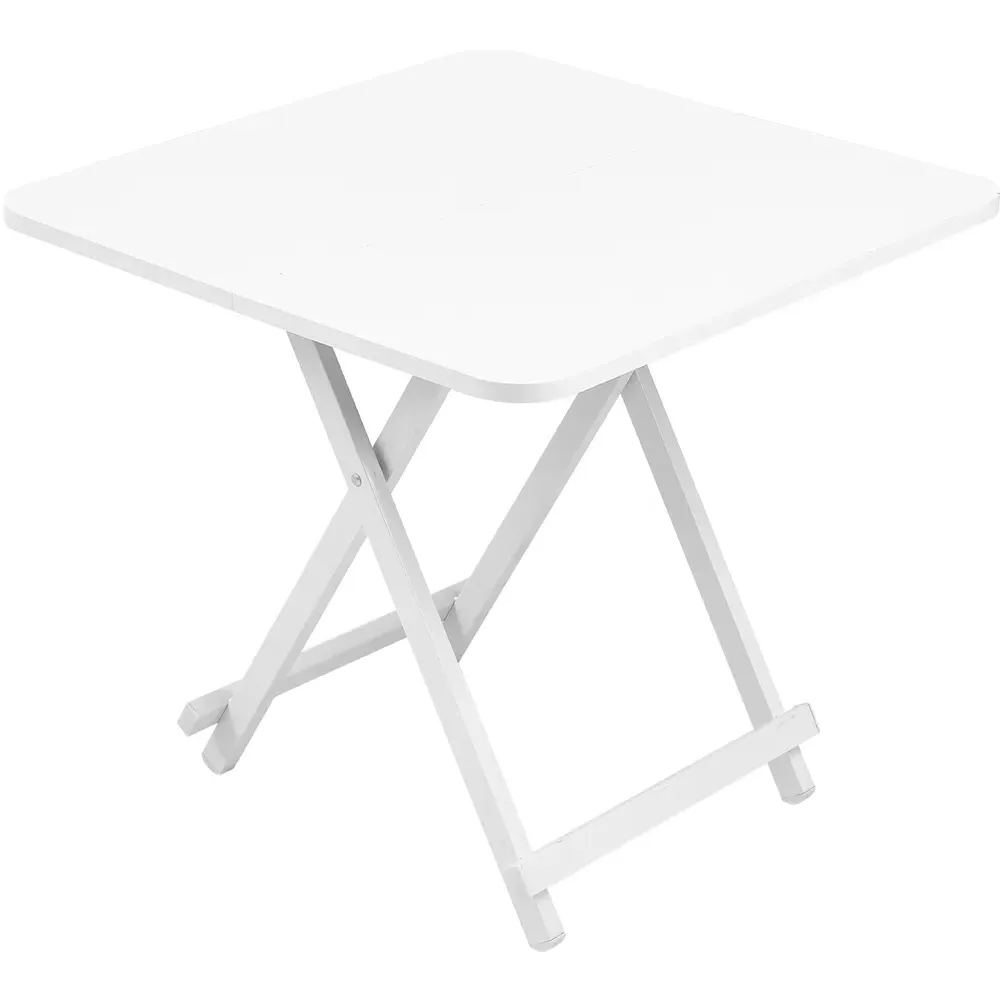 2-Seater Foldable Dining Table - White, MDF