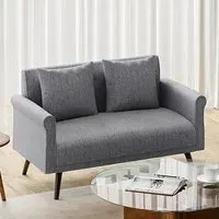 2-Seater Loveseat Sofa - Yellow