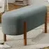 2-Seater Upholstered Bench - Grey