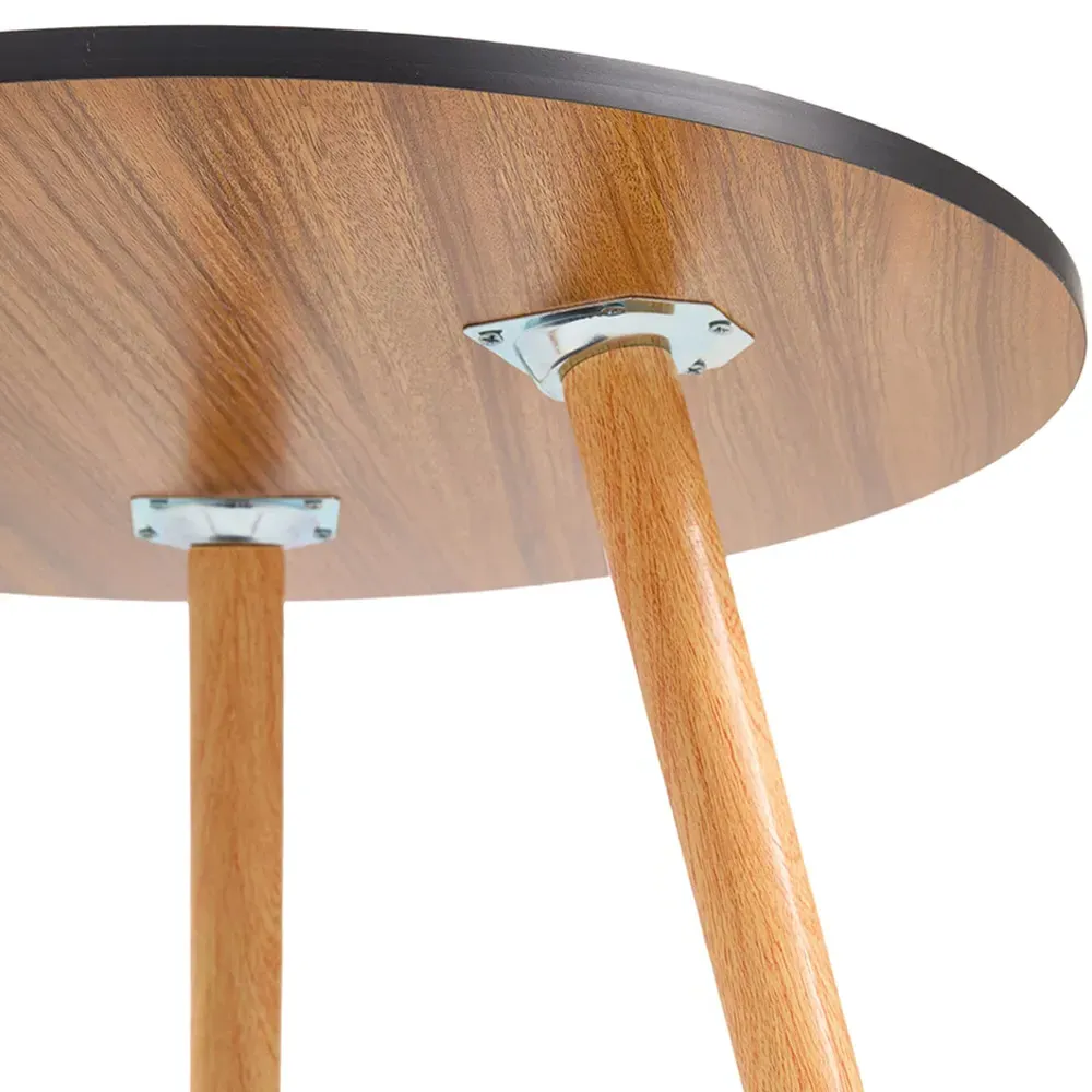 2 Shelf Side Table - Black, MDF