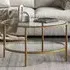 2 Tier Coffee Table - Gold