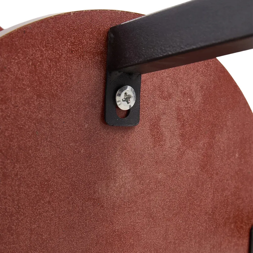 2-Tier Round Coffee Side Table - Walnut, MDF