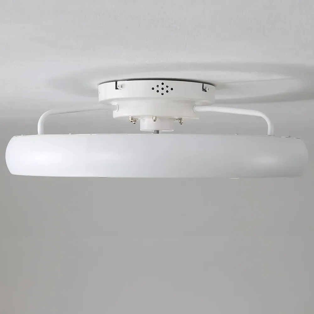 20 inch Adjustable LED Ceiling Fan Light with App Control - White