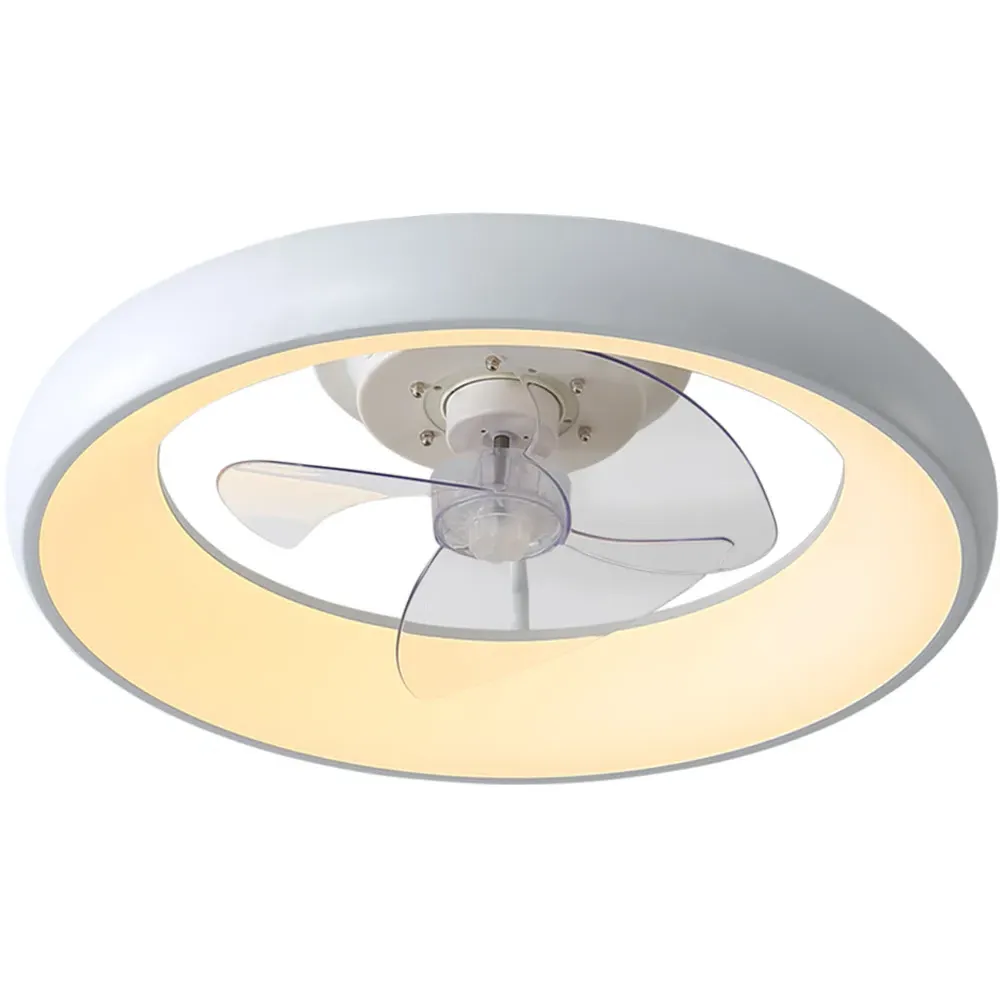 20 inch Adjustable LED Ceiling Fan Light with App Control - White