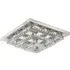 28 inch Square Crystal LED Ceiling Light - Clear