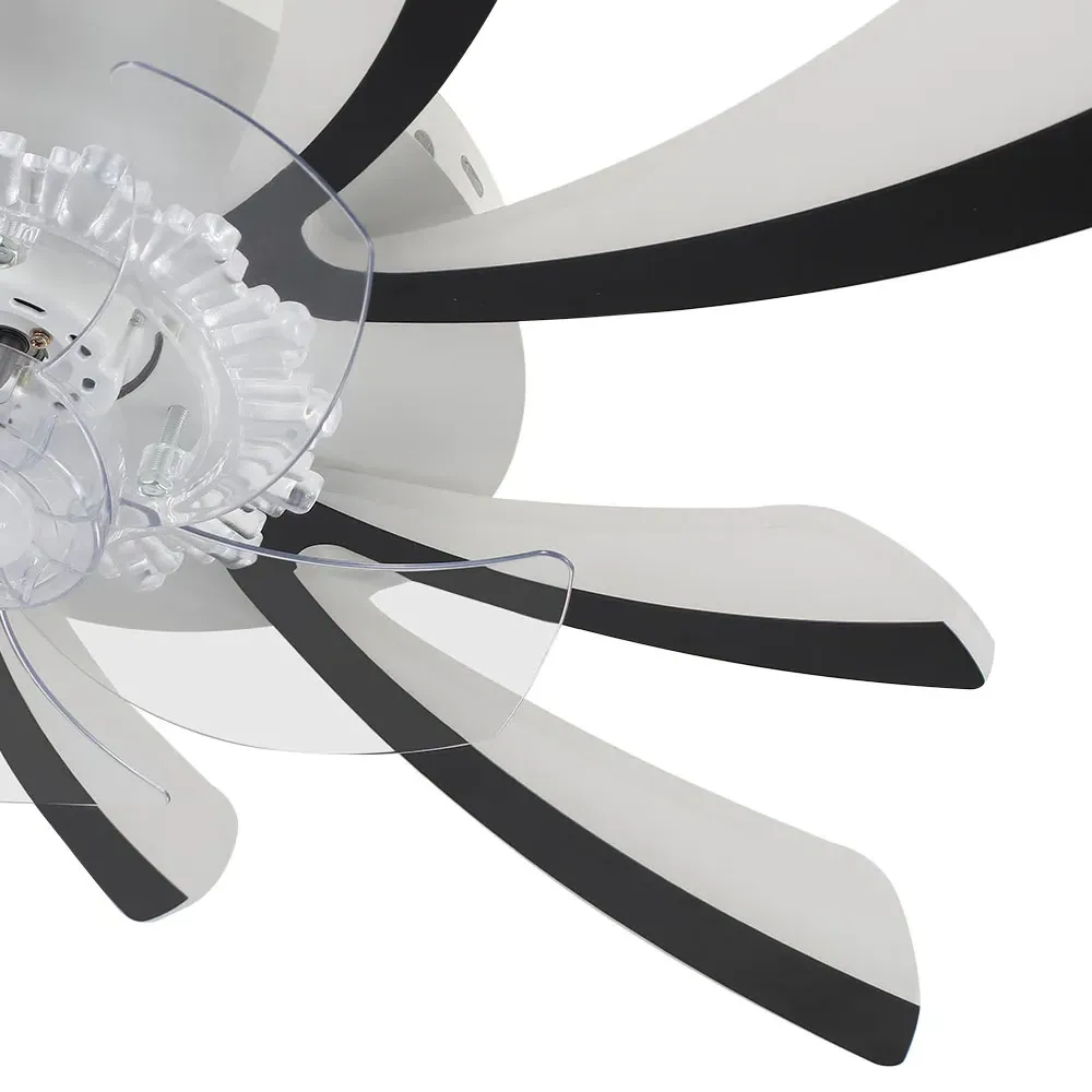 30 inch Ceiling Fan Light with Remote Control - Black