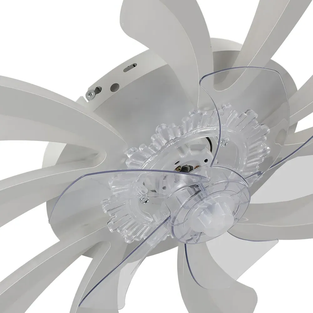 30 inch Ceiling Fan Light with Remote Control - White