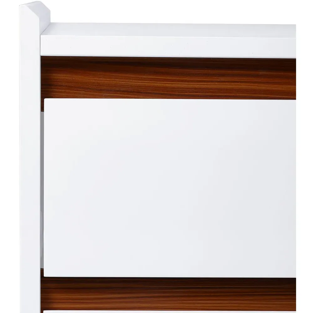 4 Drawer Storage Cabinet - White, Wooden