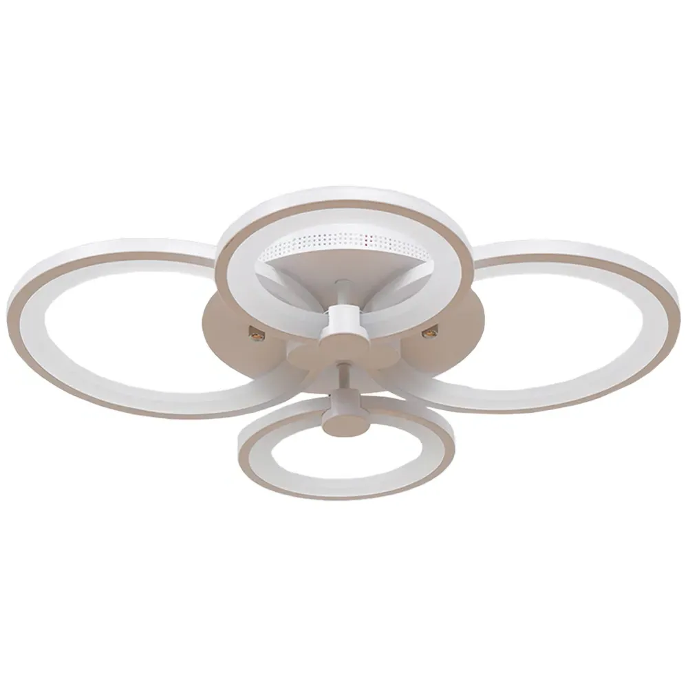 4 Light Circle Ceiling Light - White image