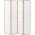 4 Panel Folding Privacy Screen - Natural, Wood
