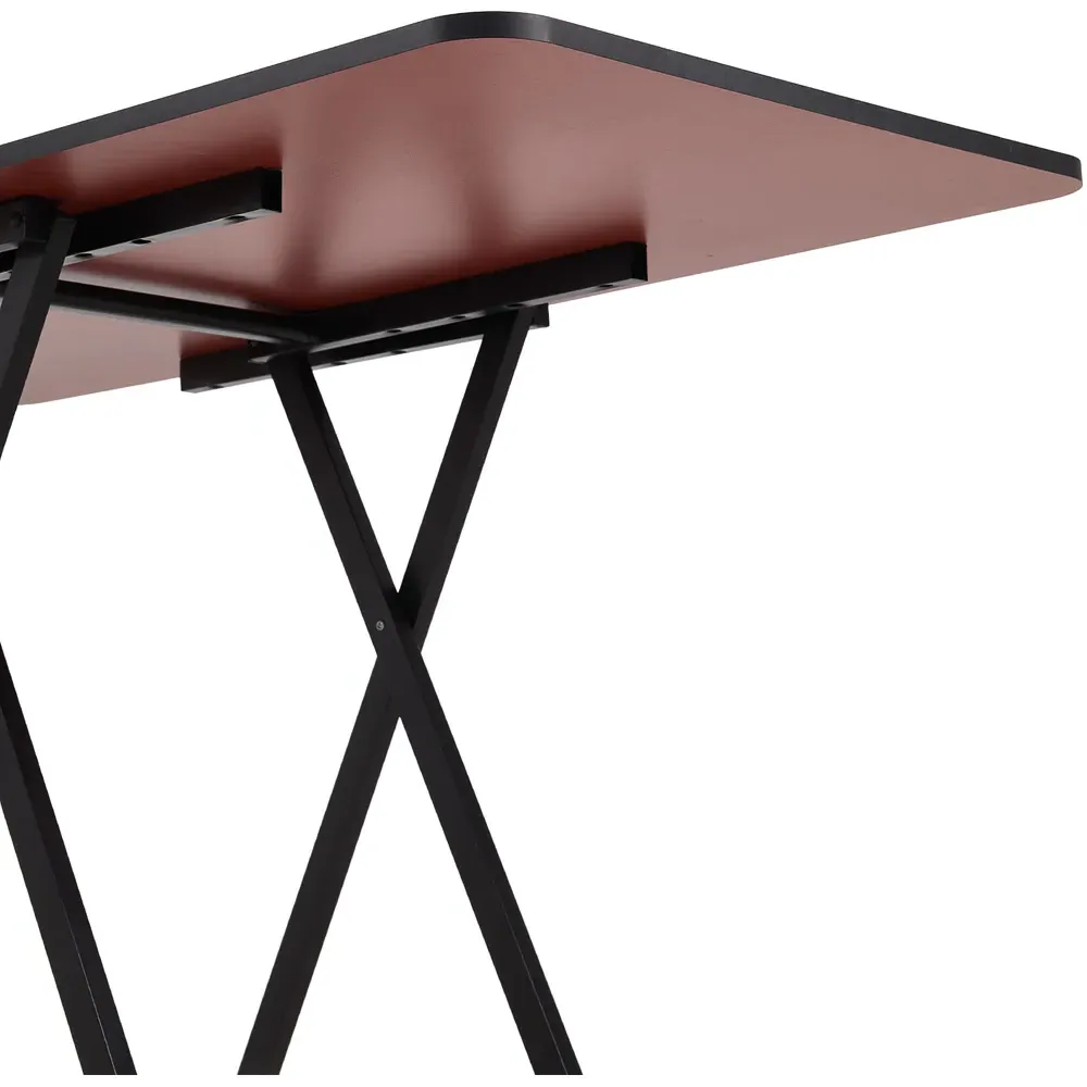 4-Seater Foldable Dining Table - Black
