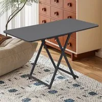 4-Seater Foldable Dining Table - Black