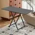 4-Seater Foldable Dining Table - Black