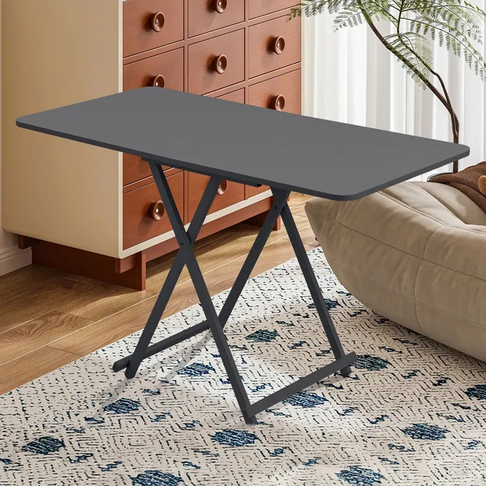 4-Seater Foldable Dining Table - Black image