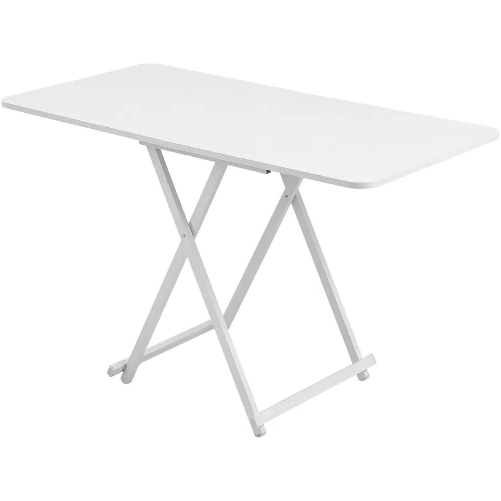 4-Seater Foldable Dining Table - White
