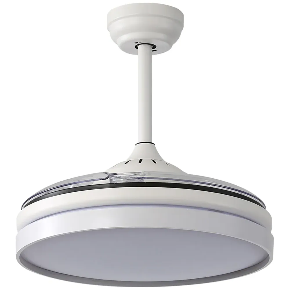42 inch LED Ceiling Fan Light with Remote - White, Acrylic