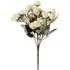 5 Branch Artificial Rose Flowers 29cm - Champagne