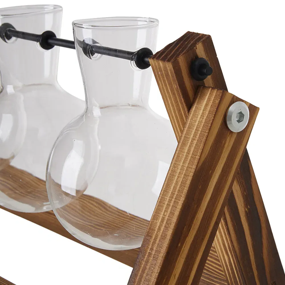 5 Bulb Plant Propagation Station - Natural, Wood