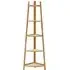 5 Tier Corner Ladder Shelf - Natural