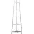 5 Tier Corner Ladder Shelf - White
