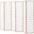 6 Panel Folding Privacy Screen - Natural, Wood