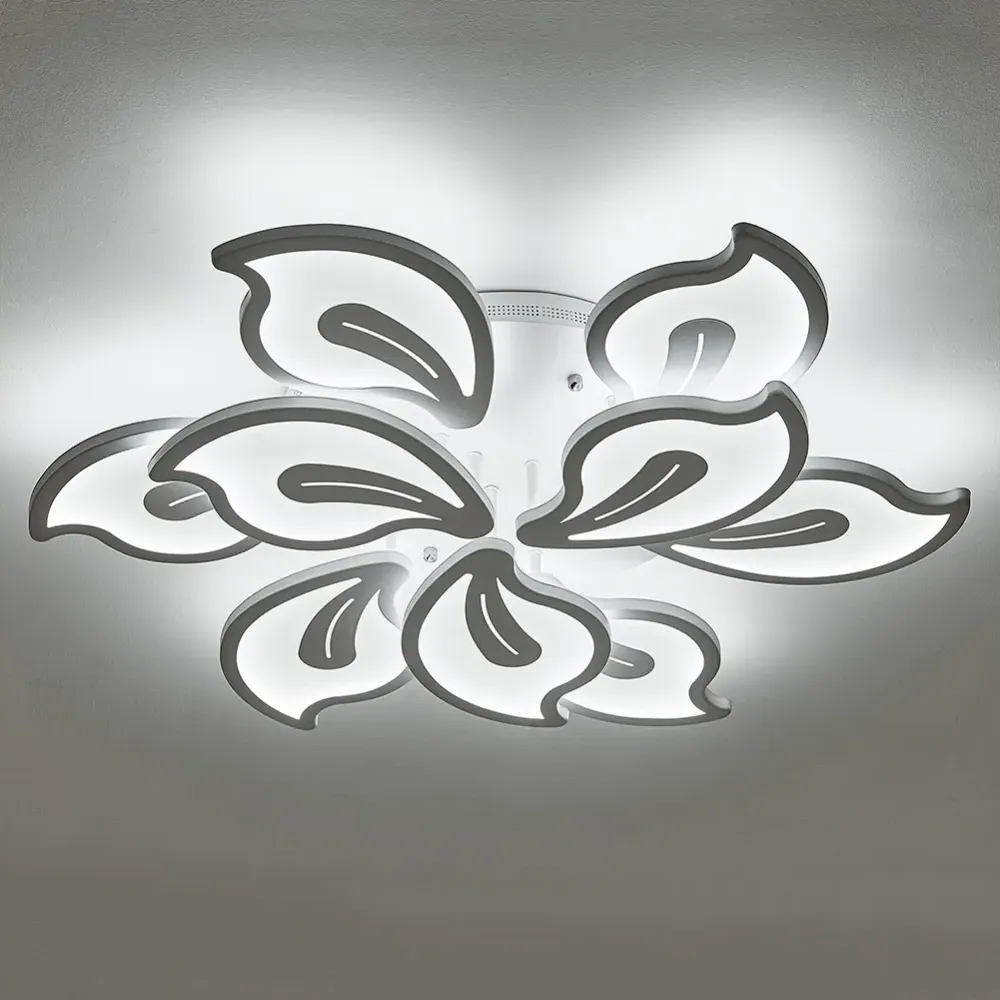 9 Heads LED Ceiling Light - White