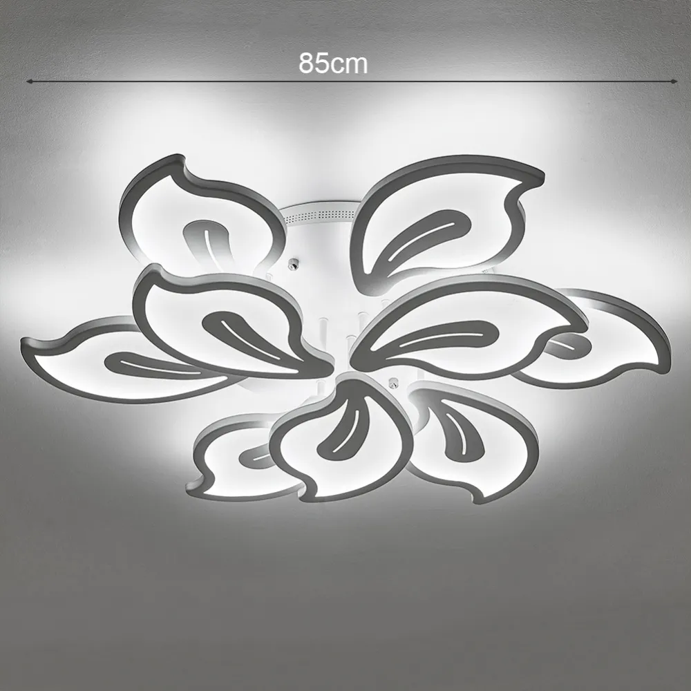 9 Heads LED Ceiling Light - White