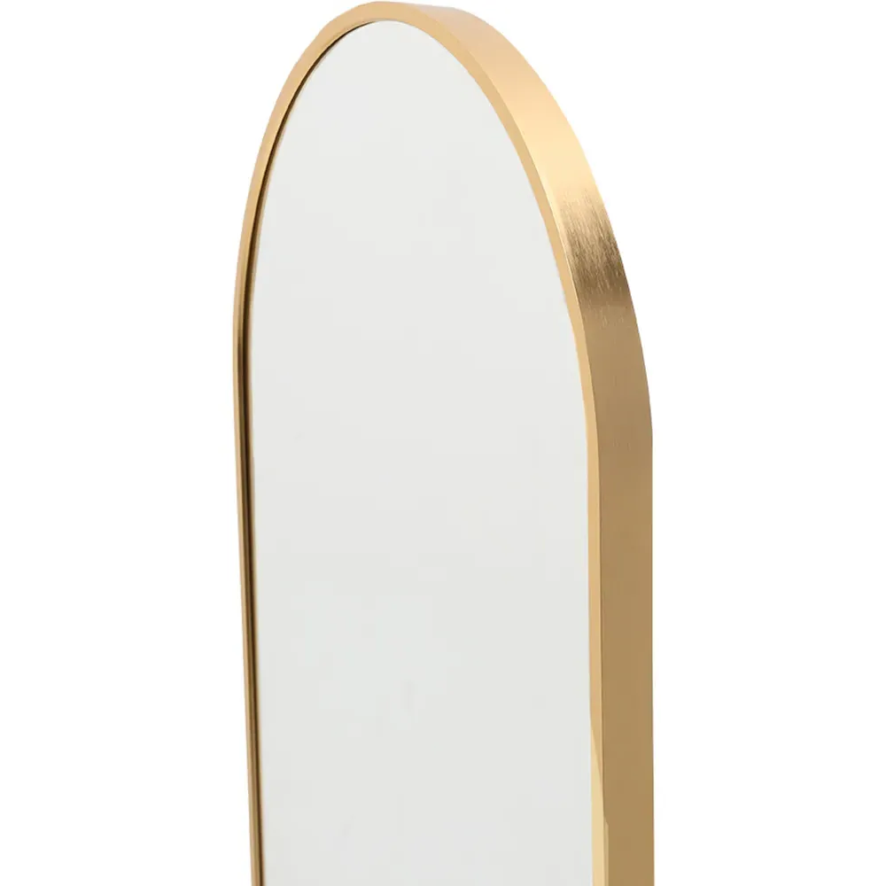 Arched Full Length Mirror - Gold