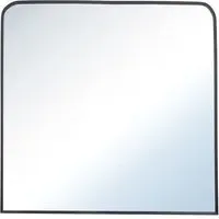 Arched Wall Mirror - Black, Aluminium