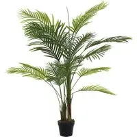 Artificial Bamboo Palm Tree in Pot - Green
