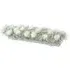 Artificial Rose Garland Row Decoration - White
