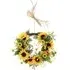 Artificial Sunflower Wreath - Yellow