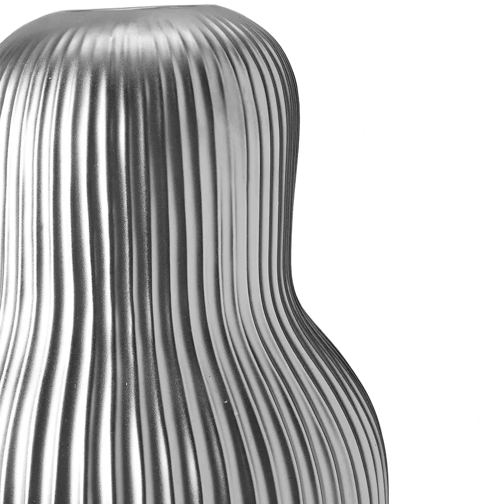 Artistic Gourd Flower Vase - Silver