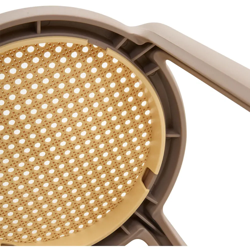 Backless Stacking Stool 6 Pack - Cream, Plastic